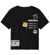 Name It T-shirt - NkmJafar Minecraft - Sort m. Print