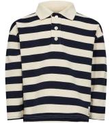 Sofie Schnoor Polobluse - Dark Blue m. Striber