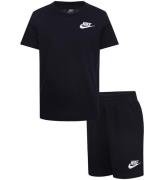 Nike ShortssÃ¦t - T-shirt/Shorts - Sort/Hvid