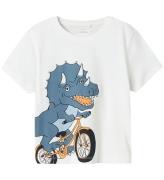 Name It T-shirt - NmmVilasse - Bright White/Bike