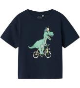 Name It T-shirt - NmmVictor - Navy Blazer/Bike