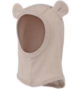 MarMar Elefanthue - Rib - Modal - 1-lags - Cream Taupe m. Ã?rer