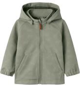 Name It Softshelljakke m. Fleece - NmmAlfa08 - Shadow m. Magisk