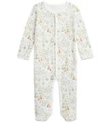 Polo Ralph Lauren Heldragt - Hvid m. Blomster/Harer