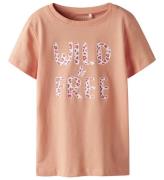 Name It T-shirt - Noos - NkfVanaya - Papaya Punch/Wild & Free
