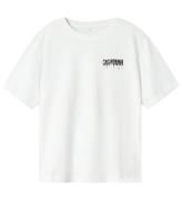 Name it T-shirt - NkmZulla - Bright White/GULF COAST