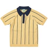 FUB T-shirt - Polo - Vanilla/Dark navy