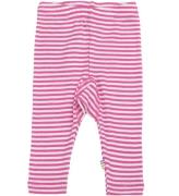 Joha Leggings - Rib - Uld/Silke - Off White/Pink