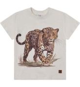 Hust and Claire T-shirt - Anton - Ivory m. Leopard