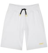HUGO Sweatshorts - Hvid m. Gul