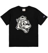 Champion T-shirt - Sort m. Print