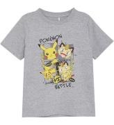 Minymo T-shirt - PokÃ©mon - Grey Melange