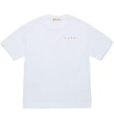 Marni T-shirt - Hvid m. Lomme