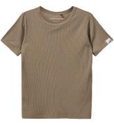 Sofie Schnoor T-Shirt - Rib - PiperSK - Dark Sand