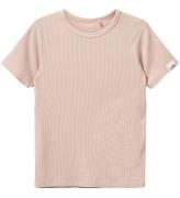 Sofie Schnoor T-Shirt - Rib - PiperSK - Light Rose