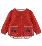 Fliink Jakke - Vendbar - Kota Berry - Pompeian Red AOP