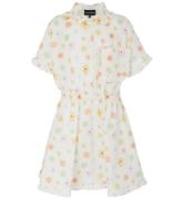 Emporio Armani Kjole - Hvid m. Blomster