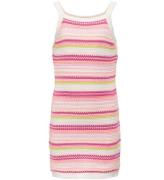 Kids Only Kjole - KogBelli - Strik - Ecru/Camelia Rose/ Roseate