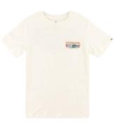 Quiksilver T-shirt - Evo Aqua Wild - Snow White