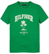 Tommy Hilfiger T-shirt - Palm Print - Radiant Green
