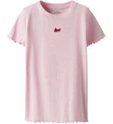 Name It T-shirt - NkfVivemma - Rib - Ballerina/Watermelon Slice