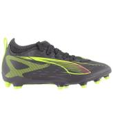 Puma Fodboldstøvler - Ultra 5 Match FG/AG Jr - Silver Yellow/Age
