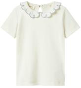 Lil Atelier T-shirt - NmfFundo Coconut Mlik/Zen Blue