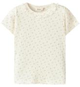 Lil' Atelier T-shirt - Rib - NmfHulla - Coconut Milk