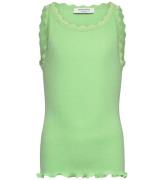 Rosemunde Top - Rib - Modal - Balta - Pistachio Green