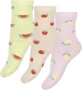 Name It Strømper - 3-pak - NmfHulli - Lemon Meringue/Ballerina/S