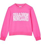 Mads NÃ¸rgaard Sweatshirt - Talinka - Knockout Pink m. Logo