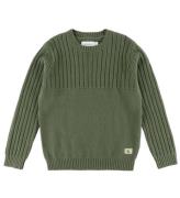 Calvin Klein Bluse - Strik - Dusty Olive