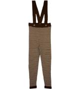 Fliink Leggings m. Seler - Strik - Viskose - Favo - Chocory Coff