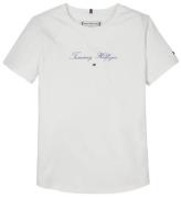 Tommy Hilfiger T-shirt - Script Slim - Hvid